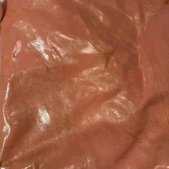 Free People patent perfect carryall bag in pink. thick strap patent leather - Picture 9 of 15